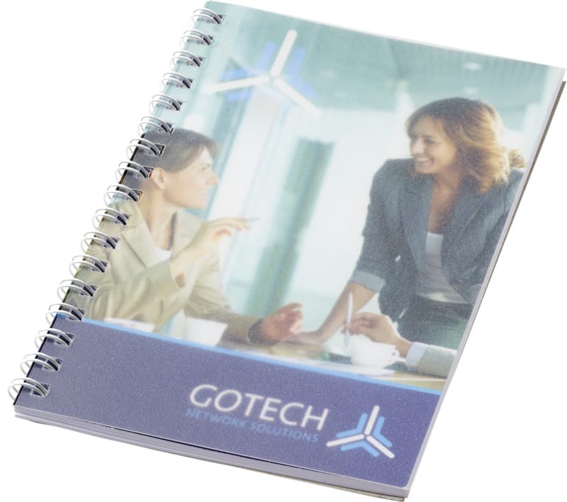 Desk-Mate® spiral A6 notebook PP cover