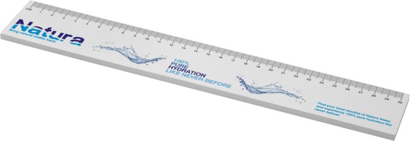 Sticky-Mate® recycled sticky notes with printed 30 cm ruler