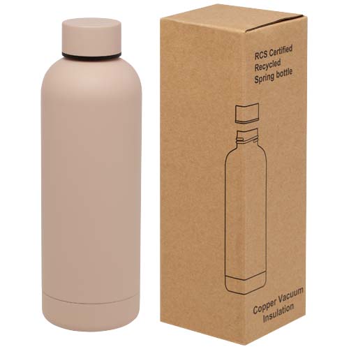 Spring 500 ml RCS certified recycled stainless steel copper vacuum insulated bottle - Image 6