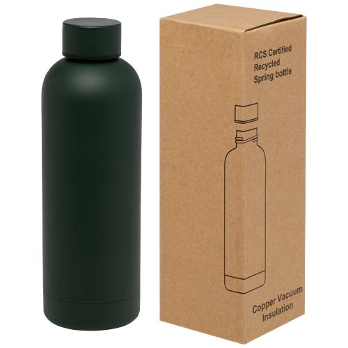 Spring 500 ml RCS certified recycled stainless steel copper vacuum insulated bottle - Image 4