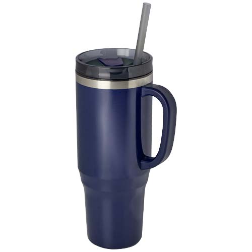 Melbourne 1200 ml RCS certified insulated tumbler with straw - Image 4