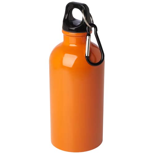 Oregon 400 ml RCS certified single wall stainless steel water bottle with carabiner - Image 3