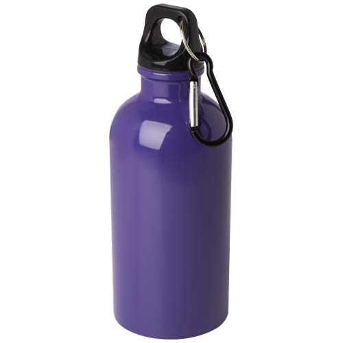 Oregon 400 ml RCS certified single wall stainless steel water bottle with carabiner - Image 4