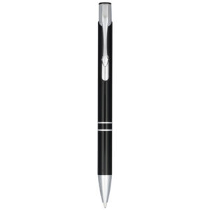 Moneta anodized aluminium click ballpoint pen (blue ink)