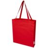 Madras 140 g/m² GRS recycled cotton gusset tote bag - Image 4