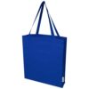 Madras 140 g/m² GRS recycled cotton gusset tote bag - Image 5