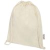 Oregon 140 g/m² GRS recycled cotton drawstring bag - Image 7