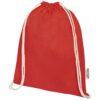 Oregon 140 g/m² GRS recycled cotton drawstring bag - Image 4