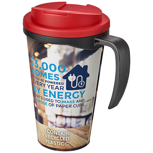 Brite-Americano® Grande 350 ml mug with spill-proof lid - Image 3