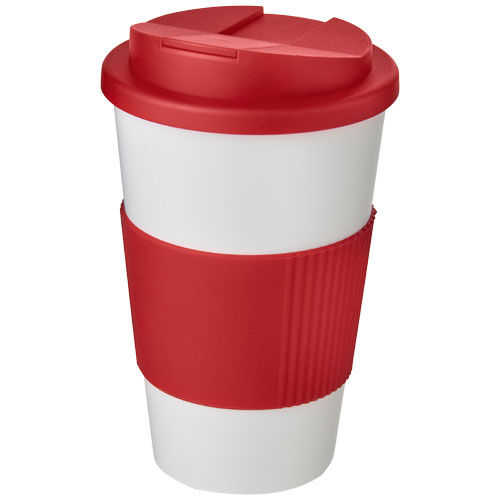 Americano® 350 ml tumbler with grip & spill-proof lid - Image 4