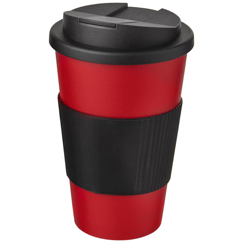 Americano® 350 ml tumbler with grip & spill-proof lid - Image 3