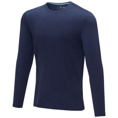 Ponoka long sleeve men's organic t-shirt - Image 3