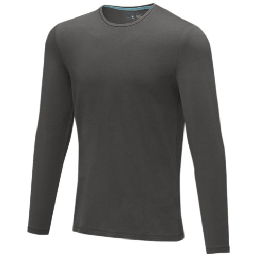 Ponoka long sleeve men's organic t-shirt - Image 6