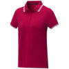 Amarago short sleeve women's tipping polo - Image 4