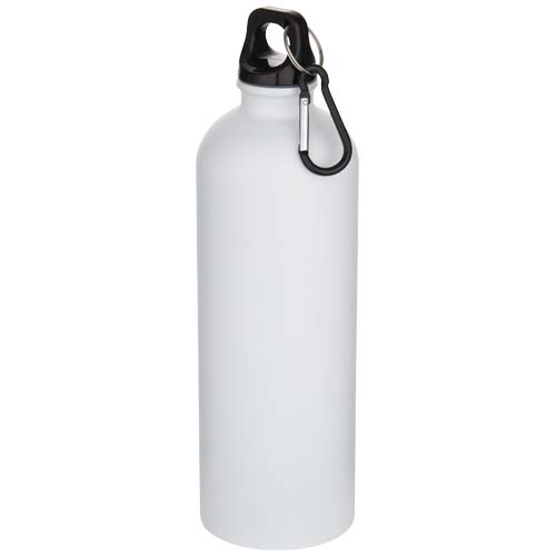 Oregon 750 ml matte RCS recycled single wall stainless steel water bottle with carabiner - Image 4