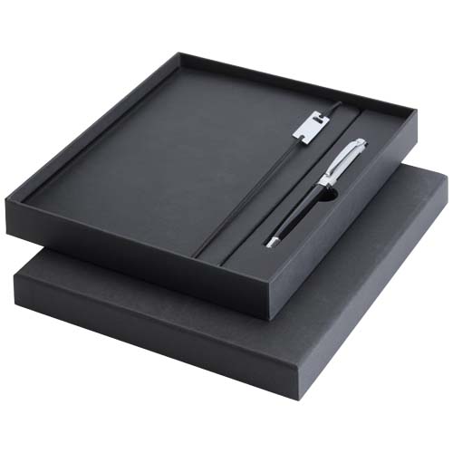 Legato Elegance A5 hard cover notebook and rollerball pen set - Image 4