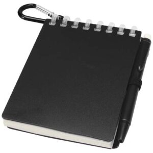 Lig Mini recycled outdoor soft cover notebook and ballpoint pen set (black ink)