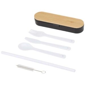 Runa cutlery set with bamboo lid